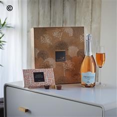 Rose Prosecco &amp; Chocolates Gift Set