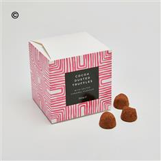 Cocoa Dusted Truffles with Salted Caramel