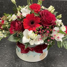 Festive Hatbox (Florist Choice)