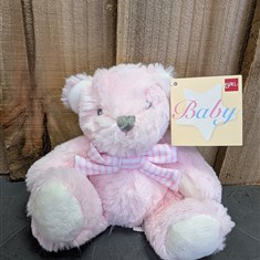 Baby Rattle Teddy (Pink)