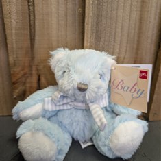 Baby Rattle Teddy (Blue)