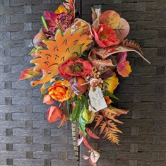 Autumnal door swag (silk)
